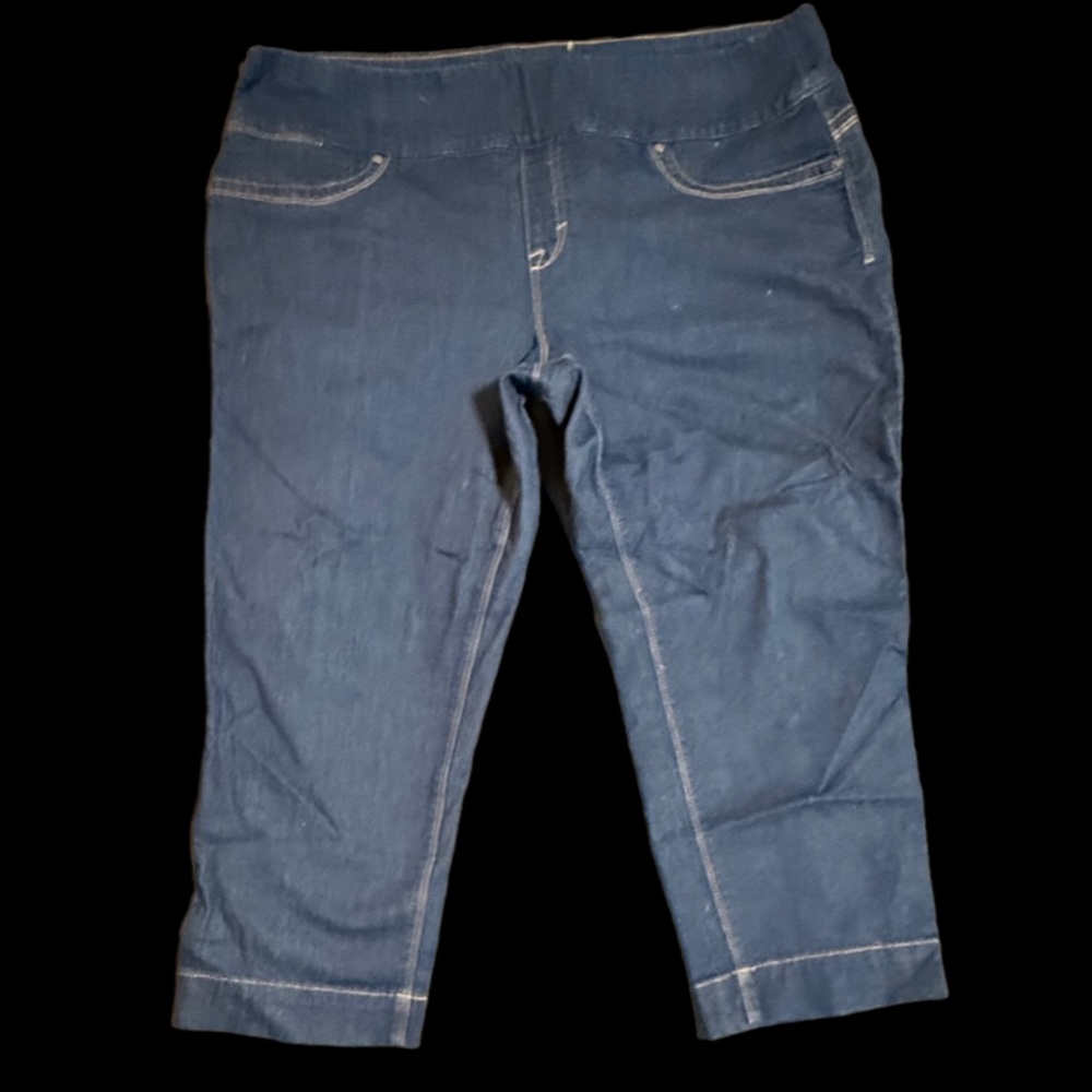 Style & Co Blue Ankle Cropped Jeans